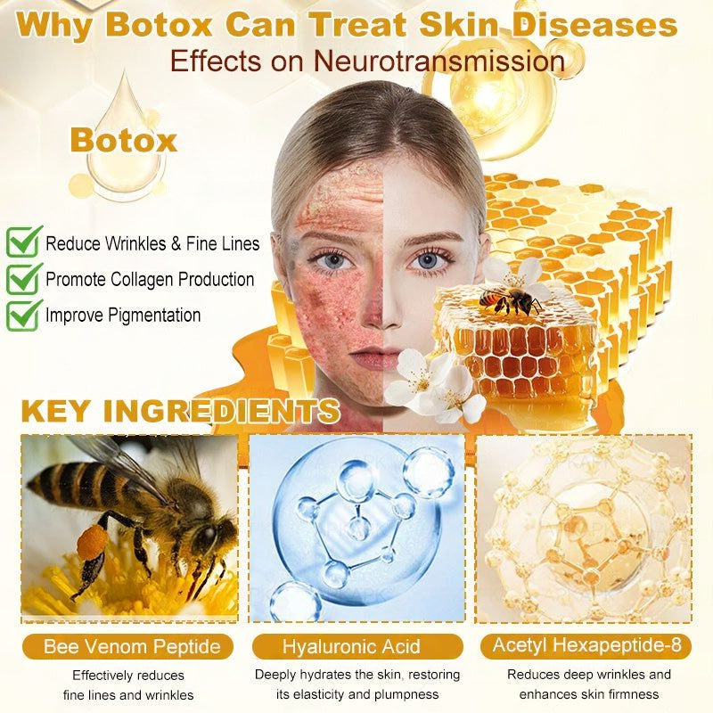 【Official Shop】RAINDEW® 9-IN-1 BEE VENOM & GHK-Cu Skin Firming & Treatment Cream Anti-aging, Hydrating, Skin Repair, Even Tone, Acne and Dark Spot Treatment, Wart and Mole Removal, Psoriasis Relief