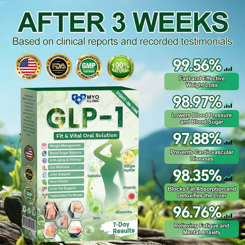 🚀MyoClinic GL𝐏-1 8-𝒊𝒏-1 𝙁𝙞𝙩 & 𝙑𝙞𝙩𝙖𝙡 𝖮𝗋𝖺𝗅 𝙎𝙤𝙡𝙪𝙩𝙞𝙤𝙣  (𝑱𝒖𝒔𝒕 𝒐𝒏𝒄𝒆 𝒂 𝒅𝒂𝒚, 𝒗𝒊𝒔𝒊𝒃𝒍𝒆 𝒄𝒉𝒂𝒏𝒈𝒆𝒔 𝒊𝒏 7 𝒅𝒂𝒚𝒔) ✅ 𝑭𝒐𝒓 𝒐𝒃𝒆𝒔𝒊𝒕𝒚, 𝒄𝒂𝒓𝒅𝒊𝒐𝒗𝒂𝒔𝒄𝒖𝒍𝒂𝒓 𝒉𝒆𝒂𝒍𝒕𝒉, 𝒅𝒊𝒂𝒃𝒆𝒕𝒆𝒔, 𝒔𝒍𝒆𝒆𝒑 𝒂𝒑𝒏𝒆𝒂, 𝒈𝒖𝒕 𝒉𝒆𝒂𝒍𝒕𝒉, 𝒋𝒐𝒊𝒏𝒕 𝒊𝒔𝒔𝒖𝒆𝒔, 𝒂𝒏𝒅 𝒎𝒐𝒓𝒆