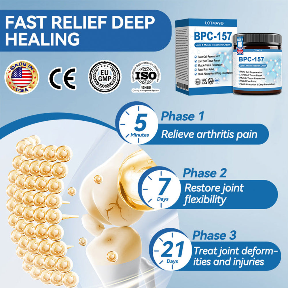 🇺🇸 LOTMAY® BPC-157 Joint & Muscle Treatment Cream🦴Treats Arthritis, Neuropathy, Rheumatism, Sports Injuries & More 🌹