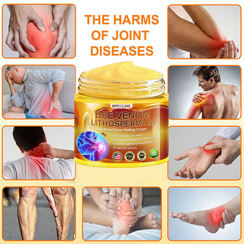 🇺🇸Myo Clinic BEE VENOM LITHOSPERMUM Pain-Relief Bone Healing Cream 👑(Specially for older adults)